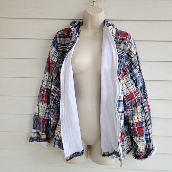 Serengeti 100% Cotton outer and lined patchwork jacket - Picture 4 of 7